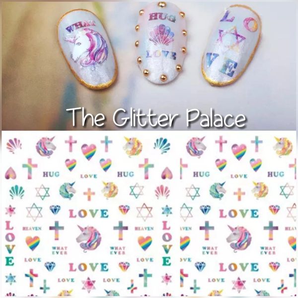 Unicorns & Crosses Decals