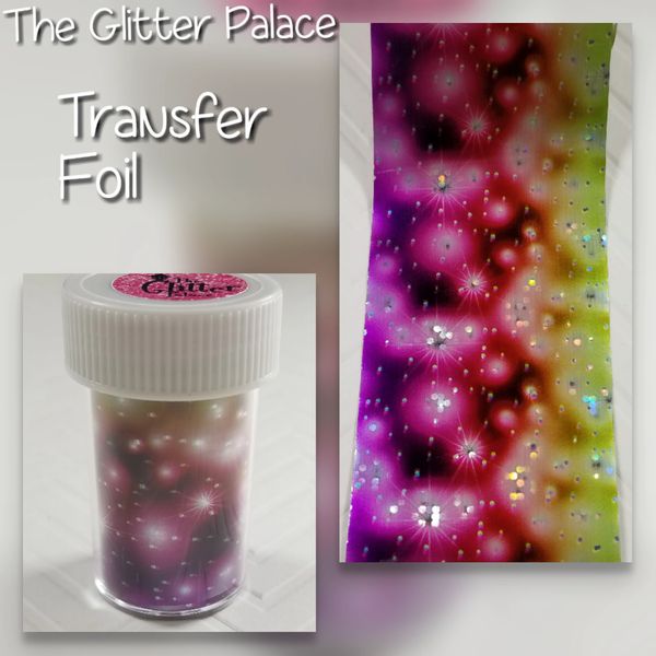 Foil - Multi Colored Galaxy Transfer Foil