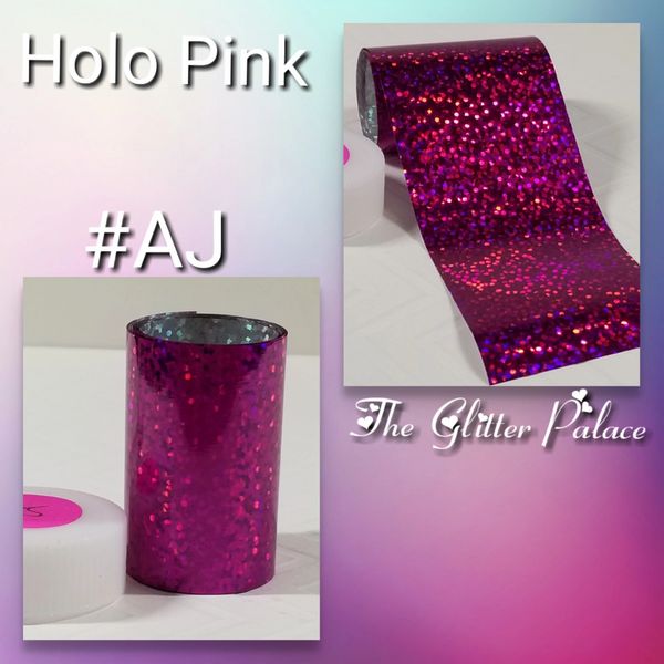Foil - Holo Hot Pink with Dots (AJ)
