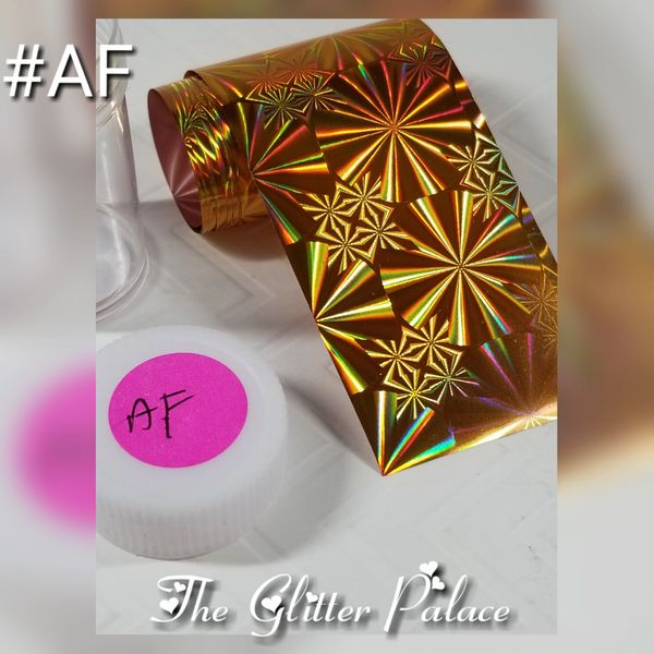 Foil - Holo Gold With Spirals (AF)