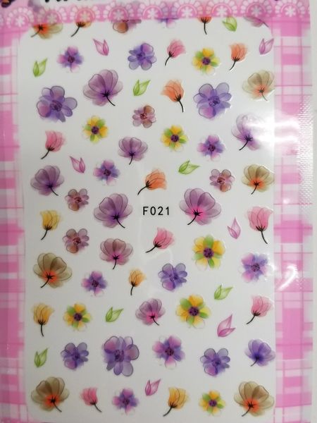 Watercolor Flowers (F021)