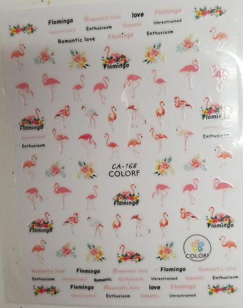 Tropical & Pink Flamingos (CA-168)