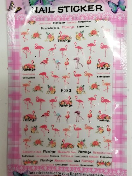 Tropical & Pink Flamingos (F083)