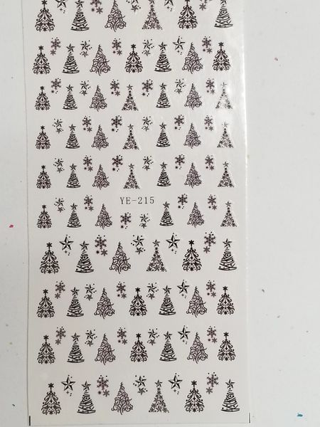 Christmas Tree Waterslide Decal (YE-215)