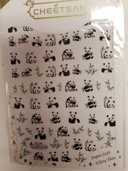 Panda Bear Stickers (TSC-136)