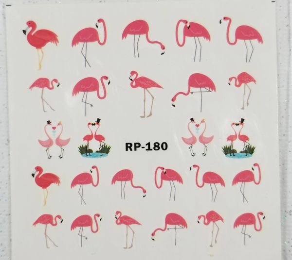 Pink Flamingo Waterslide Decal (RP-180)