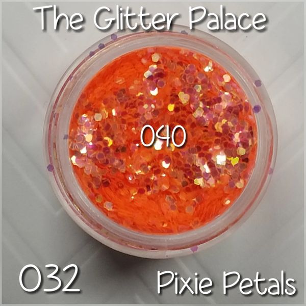 032 Pixie Petals (.040) Solvent Resistant Glitter