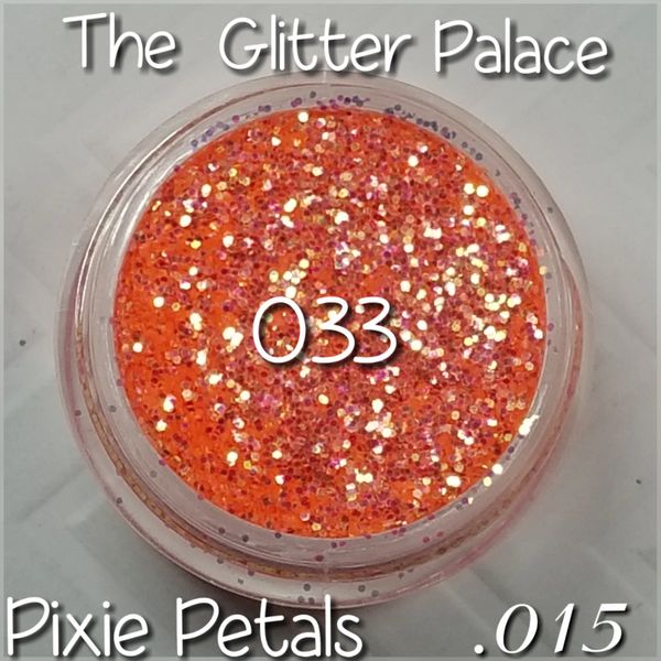033 Pixie Petals (.015) Solvent Resistant Glitter