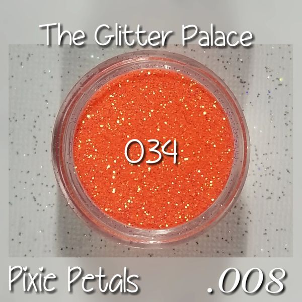 034 Pixie Petals (.008) Solvent Resistant Glitter