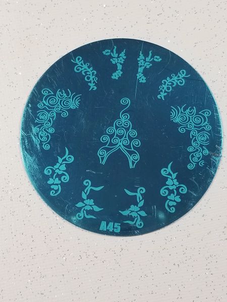 Stamping Plate (A45) Swirls