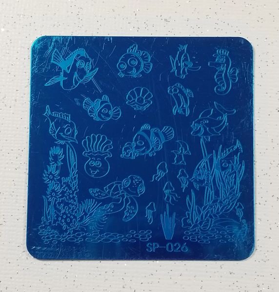 Stamping Plate (SP-026) Aquarium, Fish