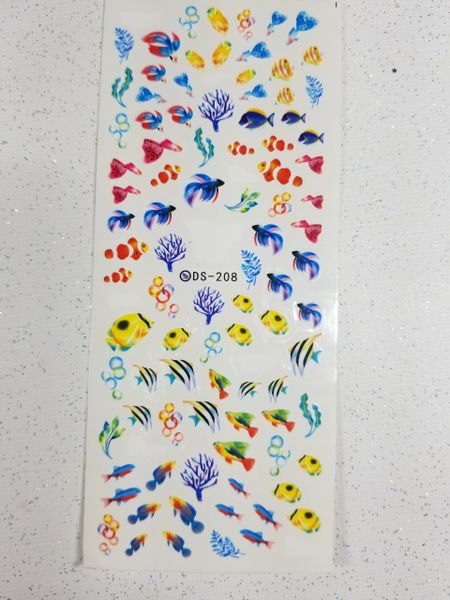 Ocean Life Waterslide Decal (DS-208)