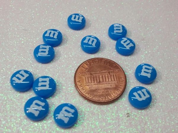 3D Food M&M Decoration perfect for nail art (pack of 3)  The Glitter  Palace nail art boutique in Sacramento California.