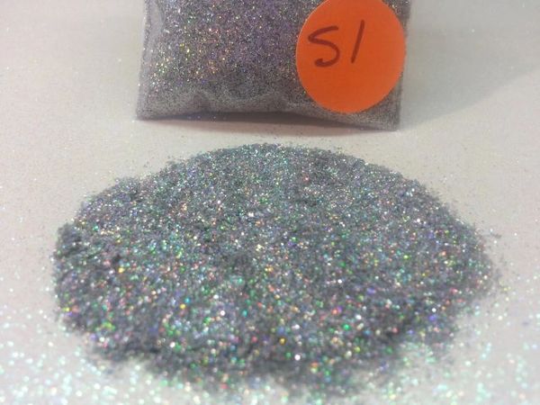 S1 Holographic Silver (.008) Solvent Resistant Glitter