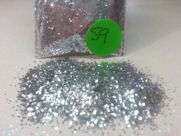 S9 Bright Silver (.025) Solvent Resistant Glitter