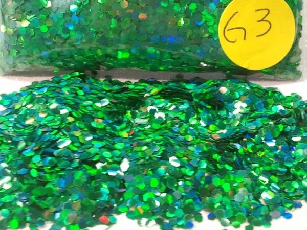 G3 Holographic Green (.062) Solvent Resistant Glitter