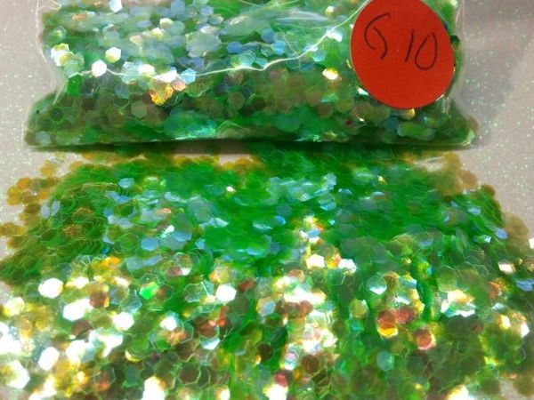 G10 Cool Green Size ( .094) Solvent Resistant Glitter