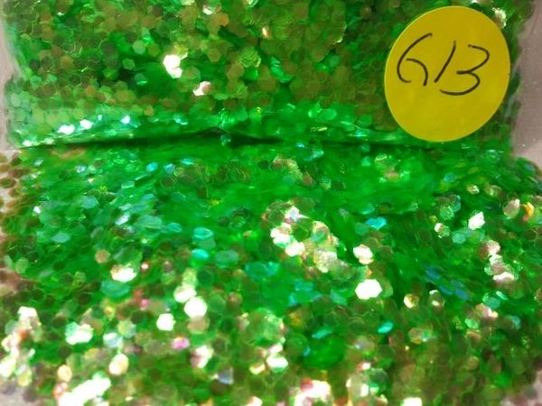 G13 Flouro Green (.062) Solvent Resistant Glitter