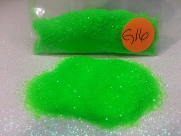 G16 KK Neon Green (.040) Solvent Resistant Glitter