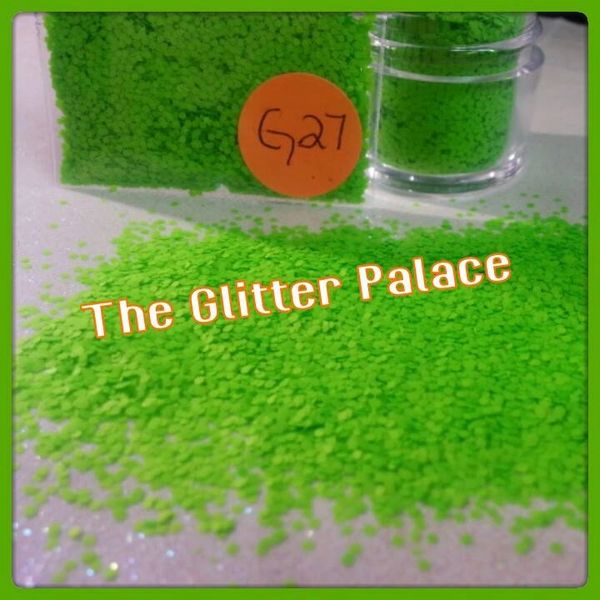 G27 Neon Green (.040) Solvent Resistant Glitter