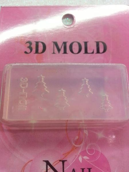 3D Mold- Christmas Tree #M6 - Make your own 3D Nail Decorations