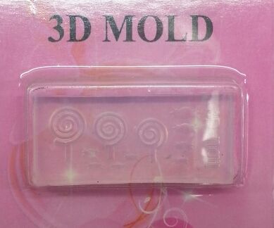 3D Mold- Lollipop #M9 -Make your own 3D Nail Decorations from The Glitter Palace.
