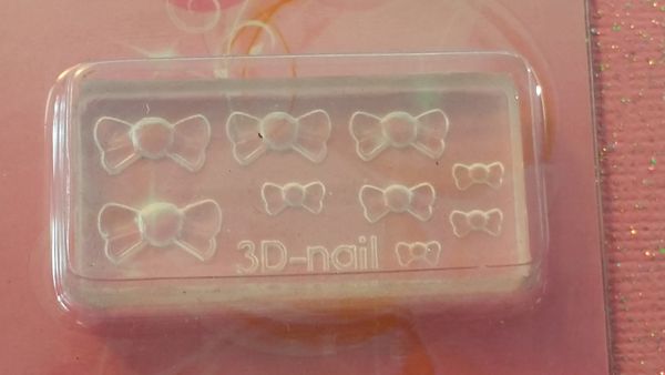 3D Mold- Bow #M4. - Make Your Own 3D Nail Decorations