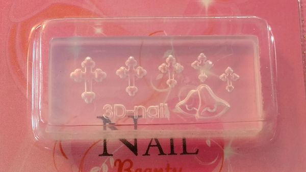 3D Mold- Cross #M18 Make Your Own 3D Nail Decorations