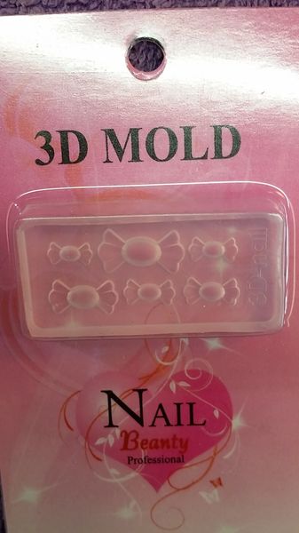 3D Mold- Candy #M19 Make Your Own 3D Nail Decorations