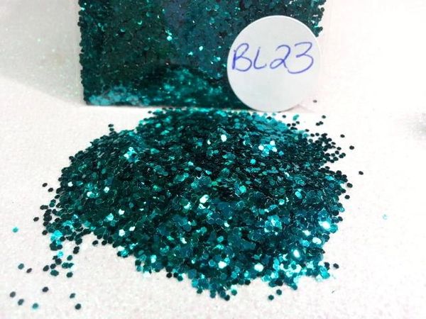 BL23 Turquoise (.040) Solvent Resistant Glitter