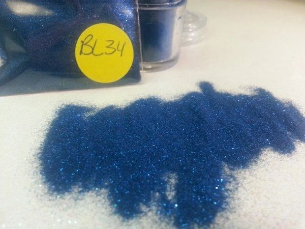BL34 Blue Teal (.008) Solvent Resistant Glitter
