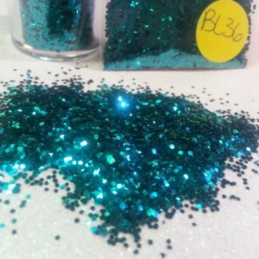 BL36 Turqouise (.040) Solvent Resistant Glitter