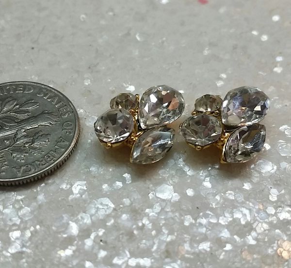3D Gems #3 (pack of 2 ) Cluster of Gems for Decoration