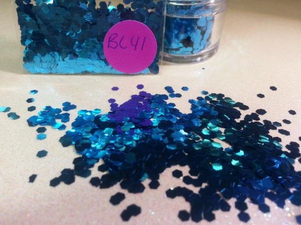 BL41 Ocean Blue (.094) Solvent Resistant Glitter