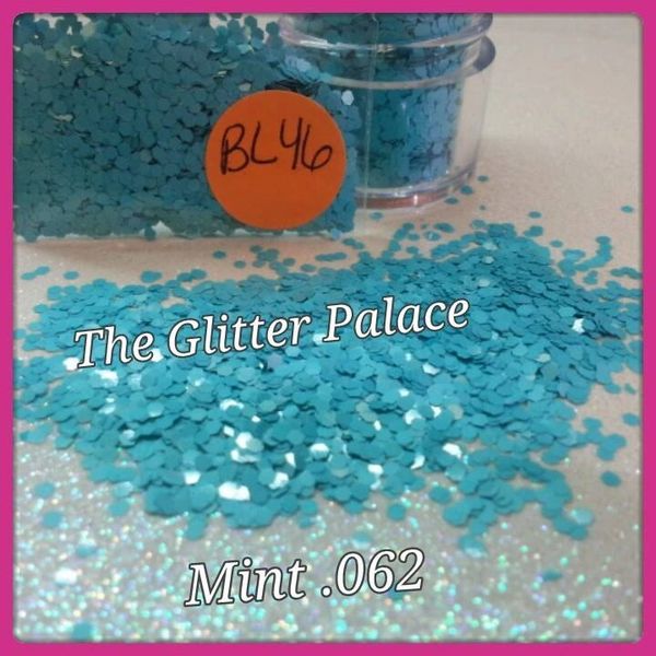 BL46 Mint (.062) Solvent Resistant Glitter