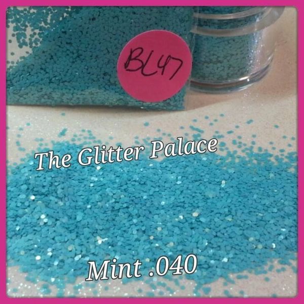 BL47 Mint (.040) Solvent Resistant Glitter
