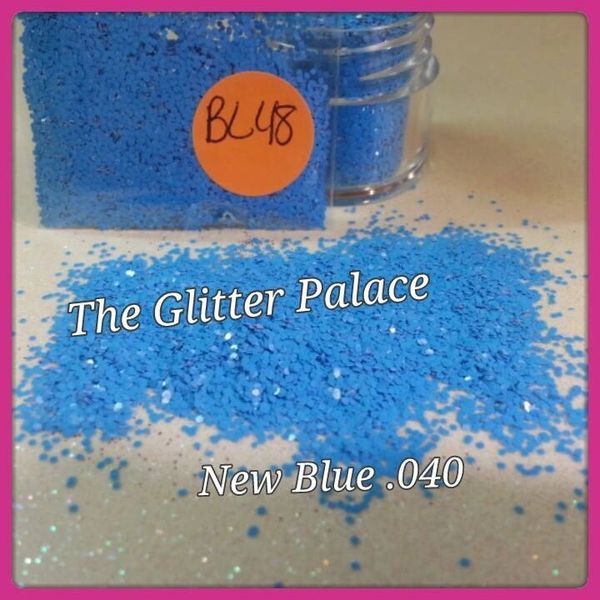 BL48 New Blue (.040) Solvent Resistant Glitter