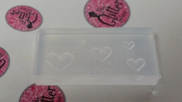 3D Mold #M26 Heart Make Your Own 3D Nail Decorations