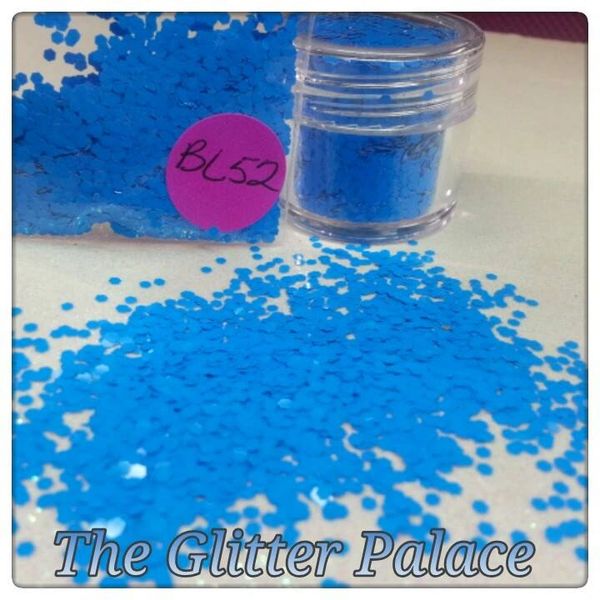 BL52 Neon Blue (.062) Solvent Resistant Glitter