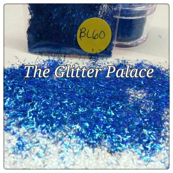 BL60 Holo Navy Blue Fiber Solvent Resistant Glitter