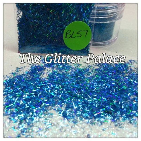 BL57 Holo Firozi Fiber Solvent Resistant Glitter