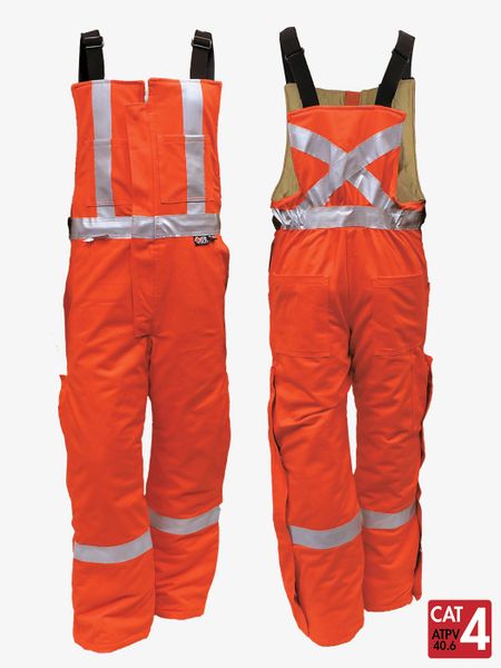 IFR Workwear FR Insulated Bib Overalls; Style: 525