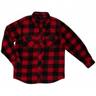 Tough Duck Buffalo Check Fleece Shirt, Style I964