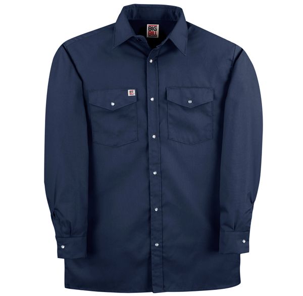 Big Bill 6 OZ Snap Front Closure Work Shirt; Style: 247