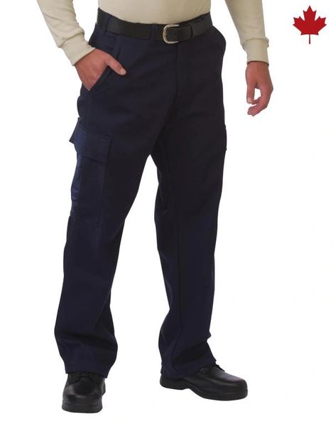 Plus Blue Straight Leg Cargo Pants