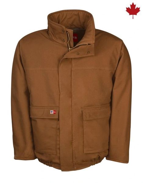 Men's Ultra-Soft Duck Jacket, Cotton & Fleece Lining for Cold Weather