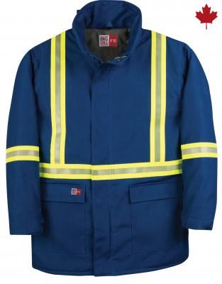 Big Bill 5.5 oz Nomex IIIA FR HiViz Arctic Parka; Style: V305N5