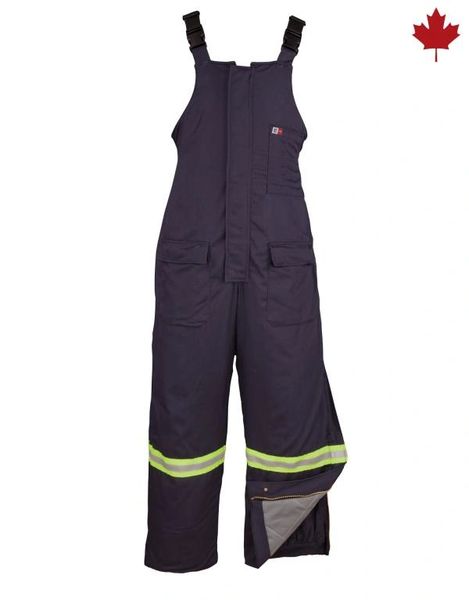 Big Bill 5.5 oz Nomex IIIA FR Insulated HiViz Bib Overall; Style: T905N5