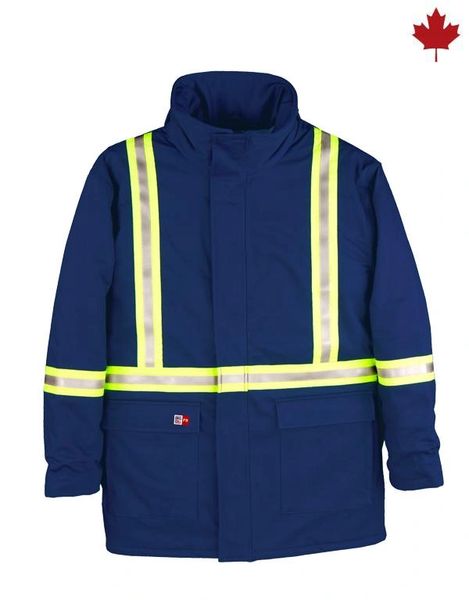 Big Bill 7 oz Westex Ultra Soft FR HiViz ModaQuilt-lined Arctic Parka; Style: M305US7