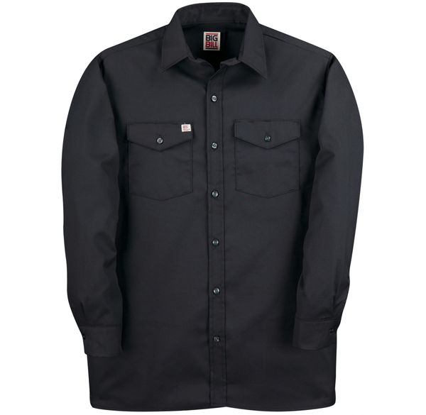 Big Bill Long Sleeve Button Front Closure Work Shirt; Style: 147